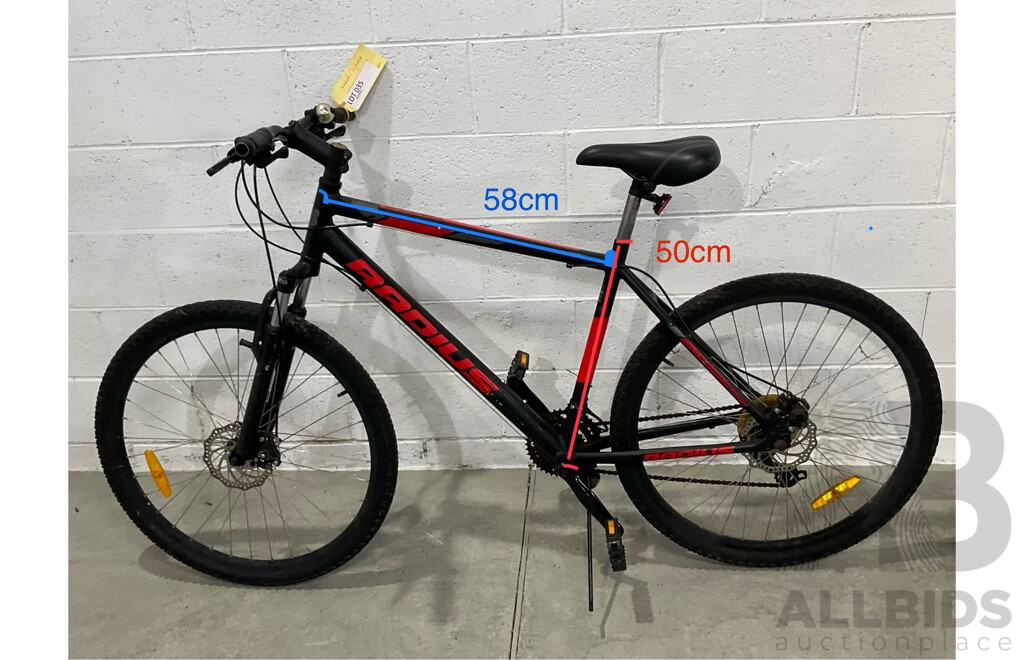 Radius Targa 30 Mountain Bike - Size L - Red