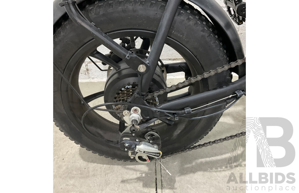 Mamba Foldable E-bike - Black