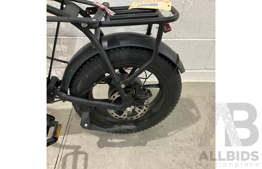 Mamba Foldable E-bike - Black