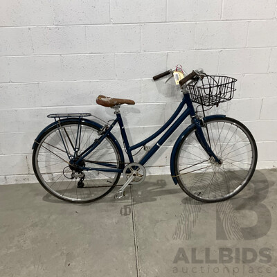 Vintage Blue Ladies Bike