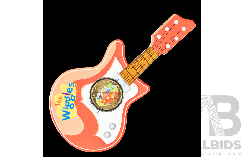 Australian Perth Mint 2011 Coloured $1 Coin. 20 Years Wiggles.