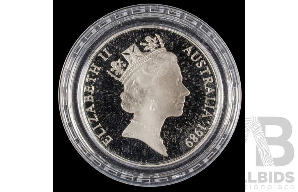 1989 PROOF 20 gram silver coin. Queensland.