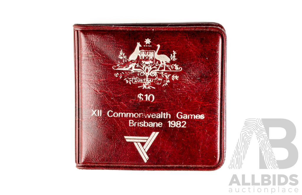 Australian 1982 20 grams silver $10 coin.