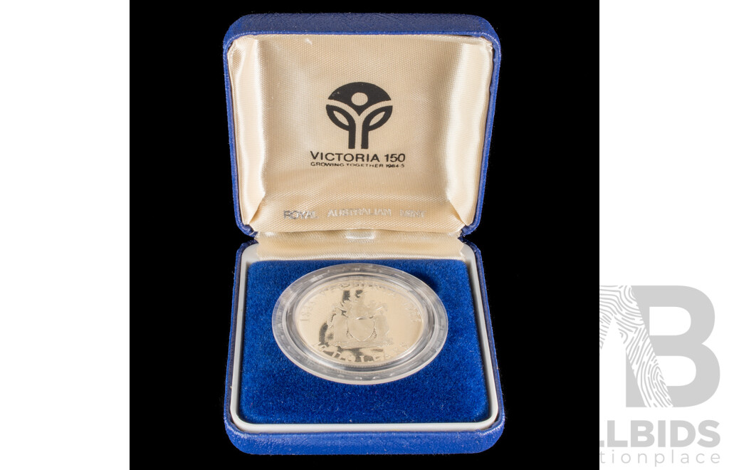 Australian 1985 20 Proof silver $10 coin. Victoria.