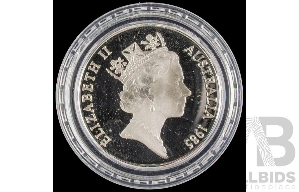 Australian 1985 20 Proof silver $10 coin. Victoria.