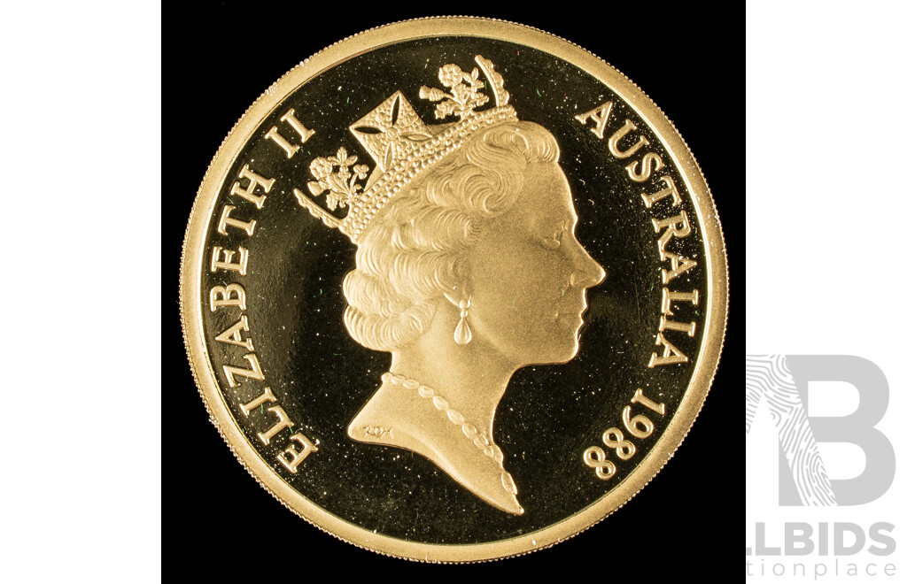 Australian 1988 $5 PROOF Coin. Opening New Parliament House.