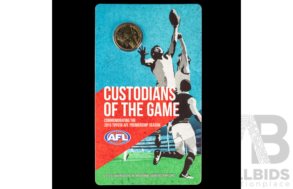 Australian 2015 AFL Grand final $1 coin.