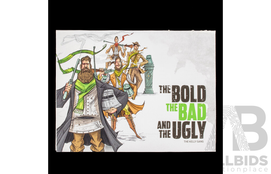 2019 Colored 50c coin. the Bold Bad Ugly.