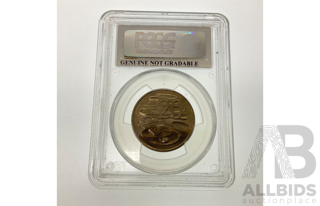 Australian 1985 UNC Twenty Cent Coin, PCGS