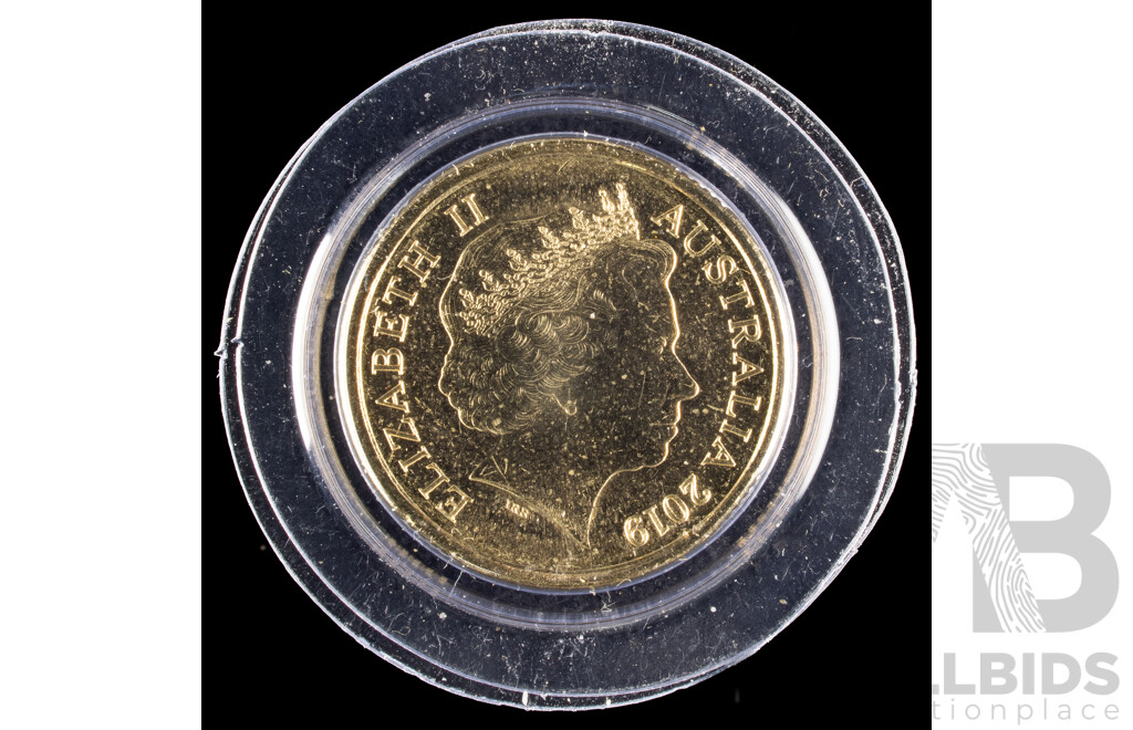 Australian 2019 Coloured 50c Coin. Police Remembrance.