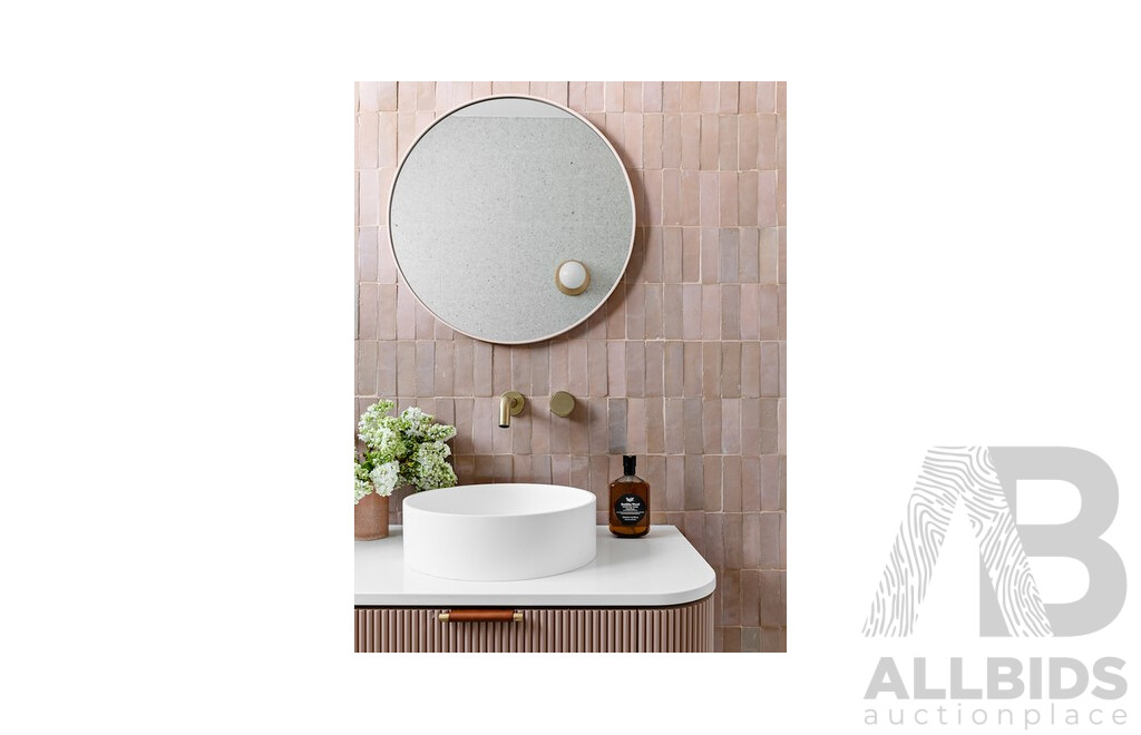 Moroccan Zellige Wall Tiles - Gloss Blush - 4.18+ Square Meters - Brand New