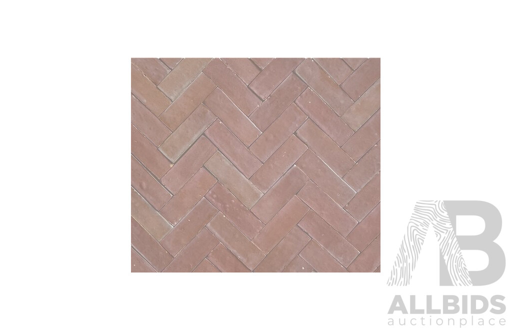 Moroccan Zellige Wall Tiles - Gloss Blush - 4.18+ Square Meters - Brand New