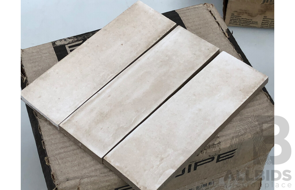 Equipe Matt Wall Tiles - Coco Canvas - 0.99 Square Meters - Brand New