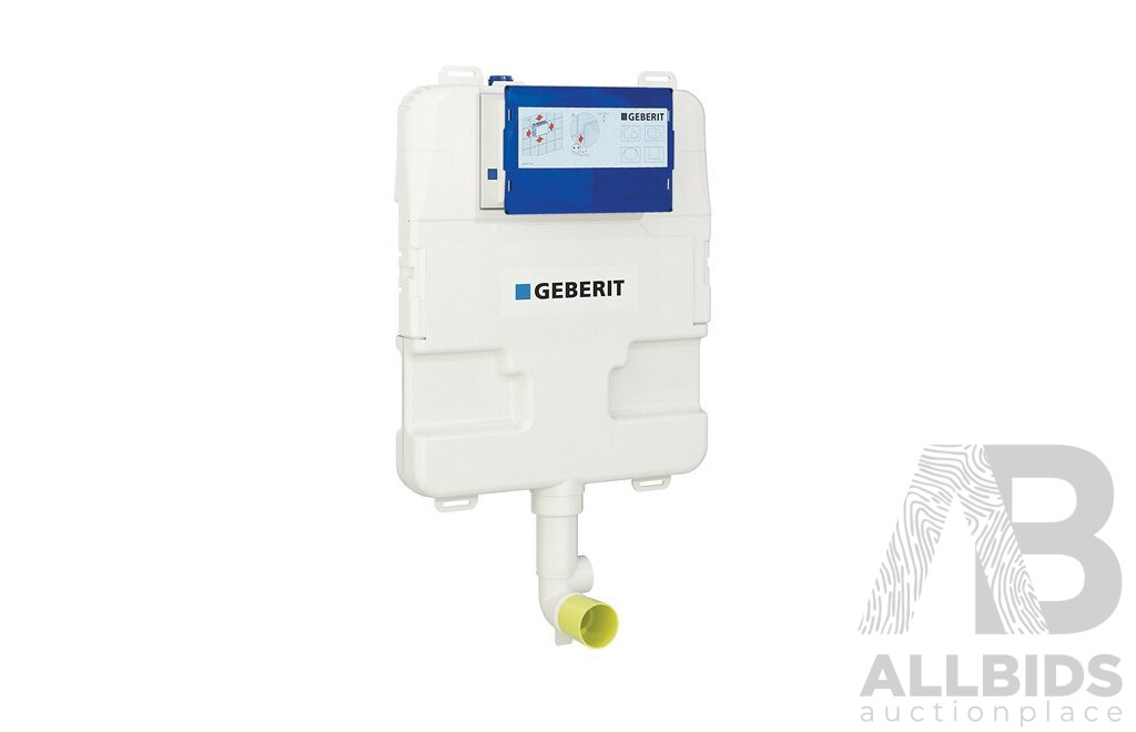 Geberit Sigma Concealed 8cm Cistern 4.5 / 3 Litres and Dual Flush Actuator Plate- Brand New - RRP $780.00