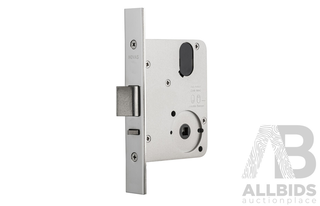 Novas Vestibule Lock 60mm Backset - Satin Bronze - Lot of Four - Brand New - RRP $680.00