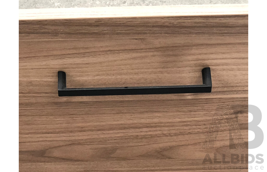 Marquis 750mm Wallmount Vanity - Notaio Walnut - New - ORP $469.00