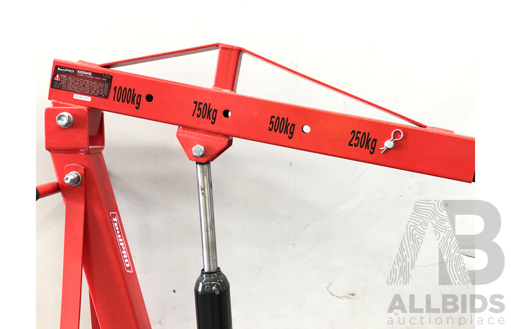 Toolpro 1000kg Four Wheel Engine Stand