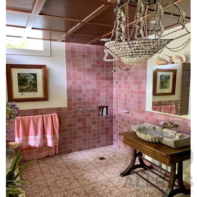 Moroccan Zellige Wall Tiles - Gloss Blush - 4.50+ Square Meters - Brand New