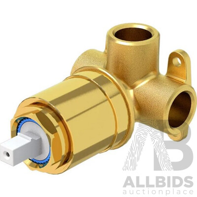 Two Villeroy & Boch Colour Choice in Wall Mixer Bodies and Brushed Gold Robe Hook - Brand New - RRP $360.00