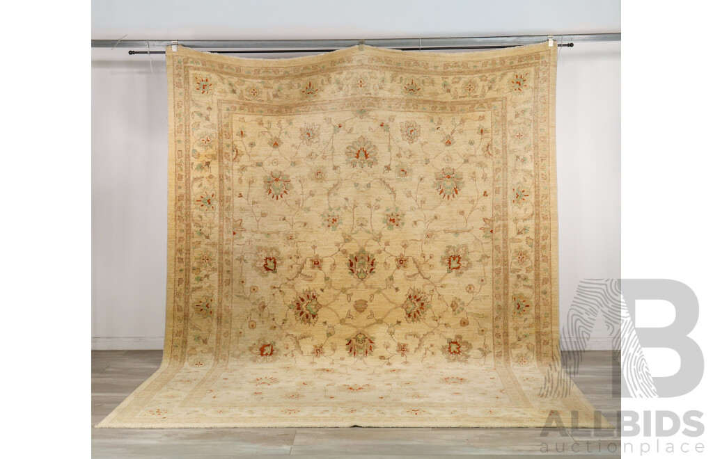 Woolen Afghan Choobi with Traditional Vegetable Dye Pattern