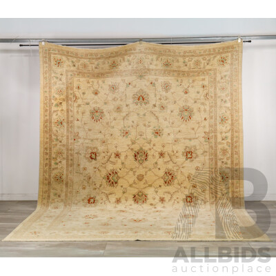 Woolen Afghan Choobi with Traditional Vegetable Dye Pattern