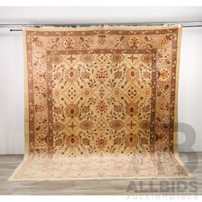Afghan Hand Knotted Woollen Chobi with Traditional Floral Design