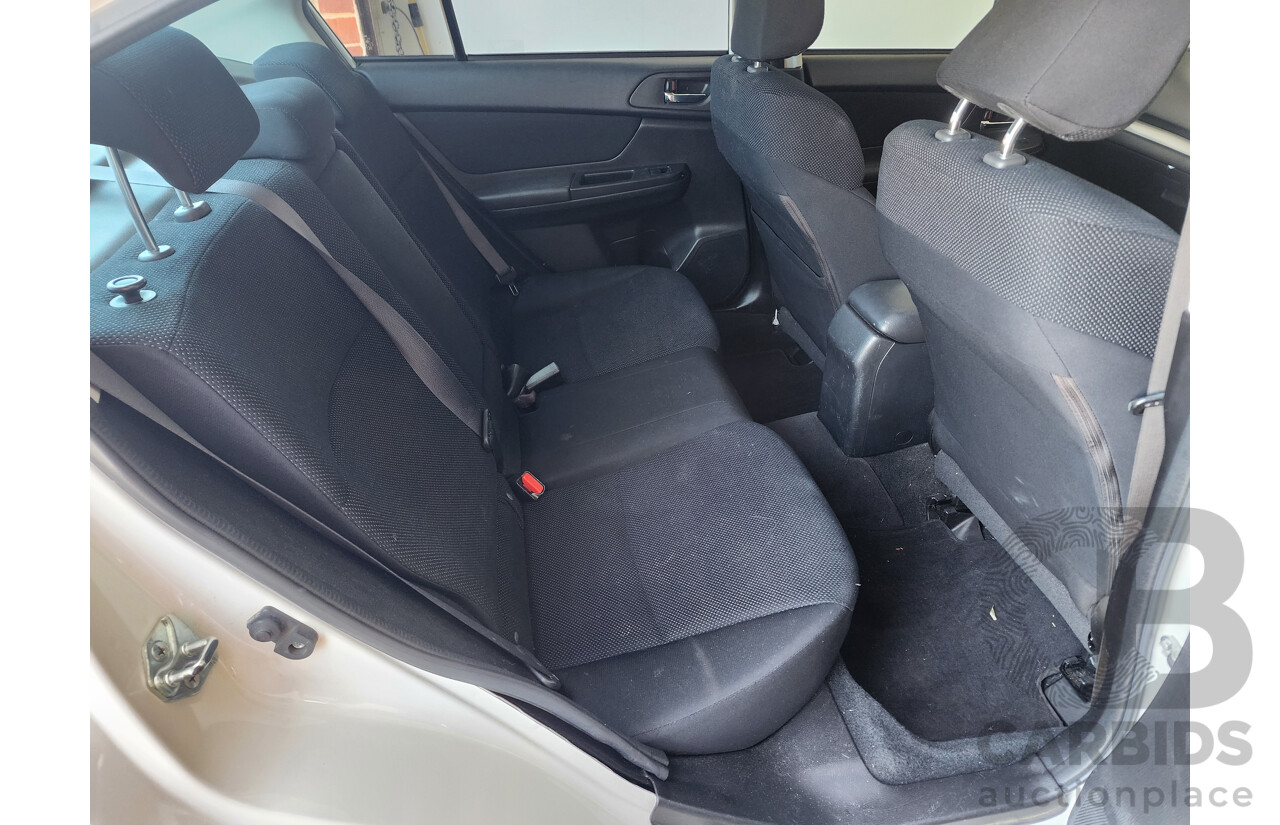 6/2012 Subaru Impreza 2.0i-L (awd) MY12 4d Sedan White 2.0L