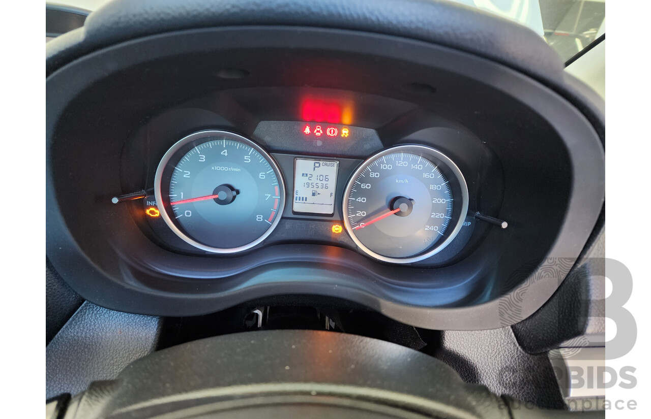 6/2012 Subaru Impreza 2.0i-L (awd) MY12 4d Sedan White 2.0L