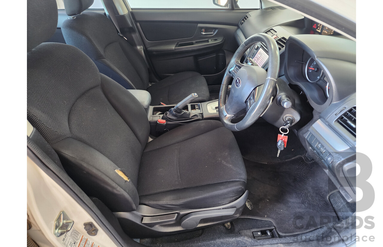 6/2012 Subaru Impreza 2.0i-L (awd) MY12 4d Sedan White 2.0L