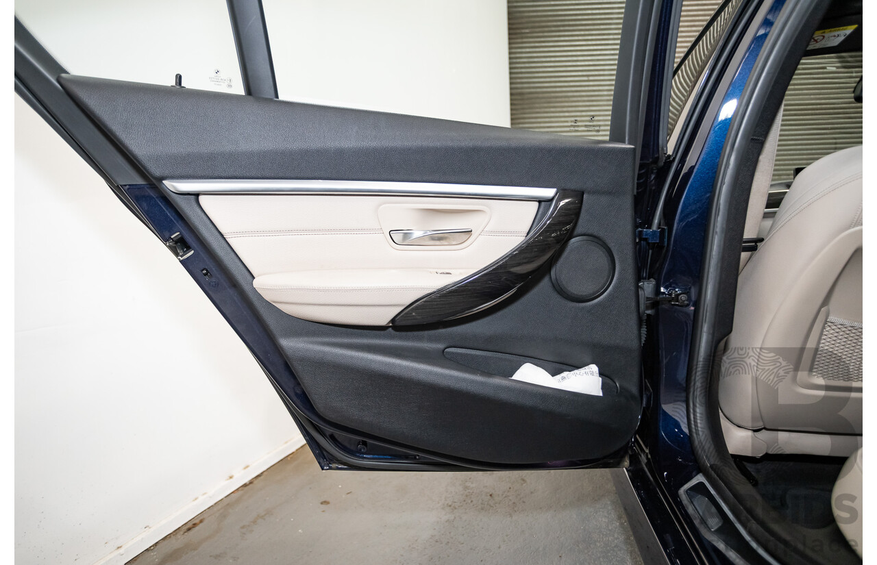 07/2016 BMW 330i M-Sport F30 LCI 4d Sedan Tanzanite Blue Metallic Turbo 2.0L