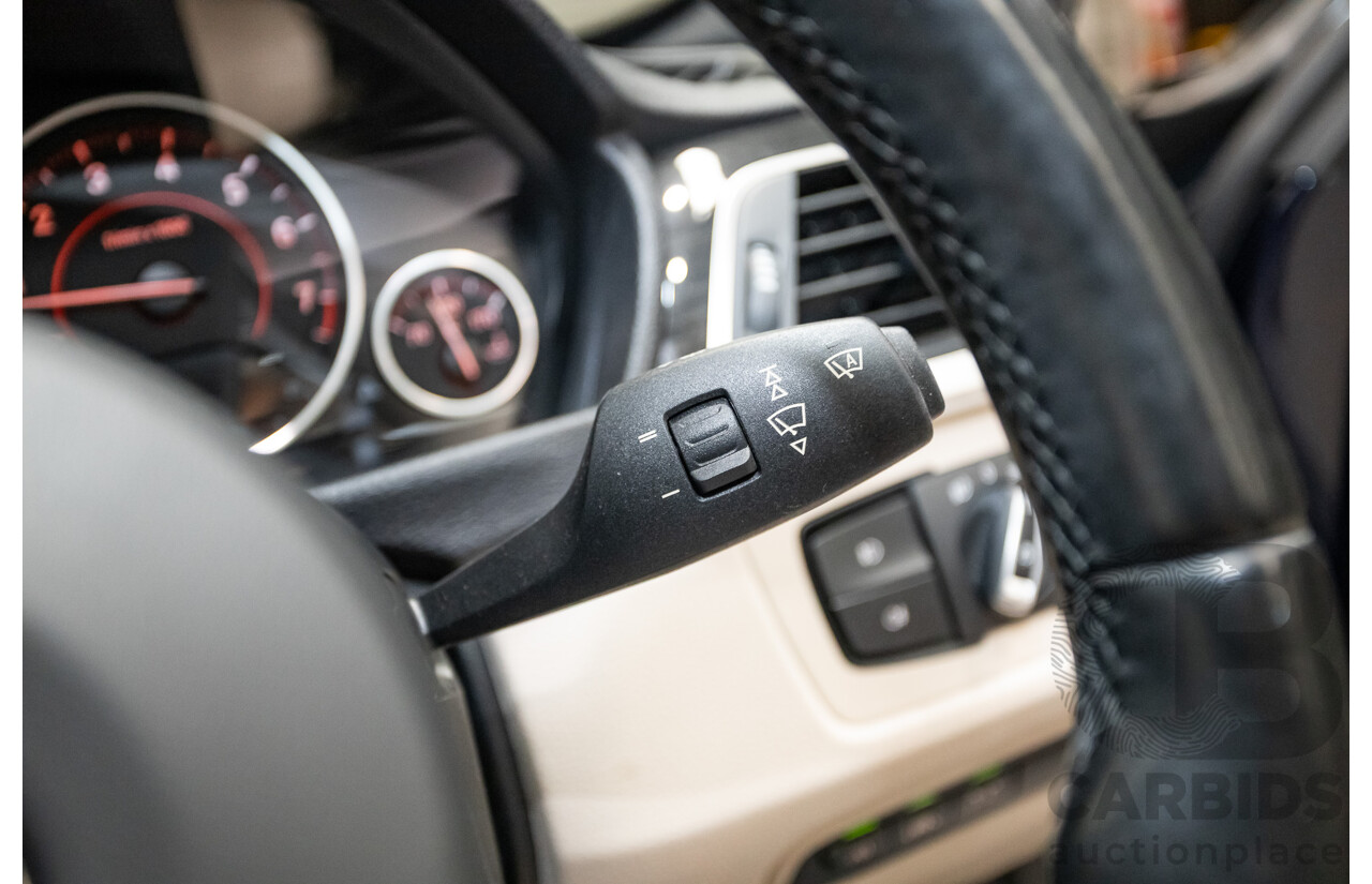 07/2016 BMW 330i M-Sport F30 LCI 4d Sedan Tanzanite Blue Metallic Turbo 2.0L