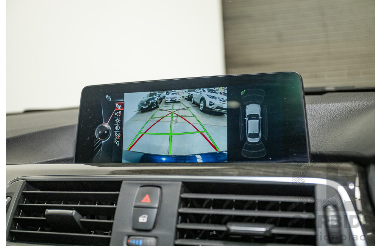 07/2016 BMW 330i M-Sport F30 LCI 4d Sedan Tanzanite Blue Metallic Turbo 2.0L