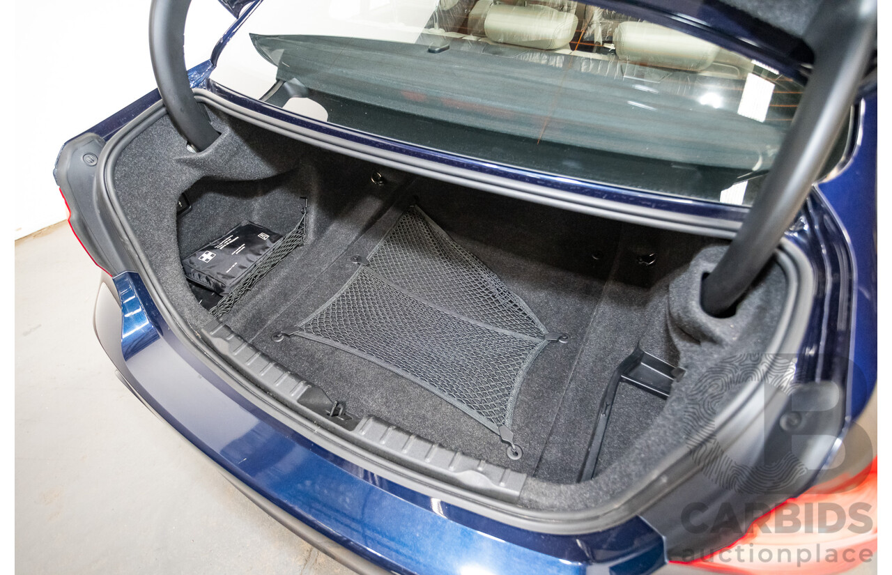 07/2016 BMW 330i M-Sport F30 LCI 4d Sedan Tanzanite Blue Metallic Turbo 2.0L