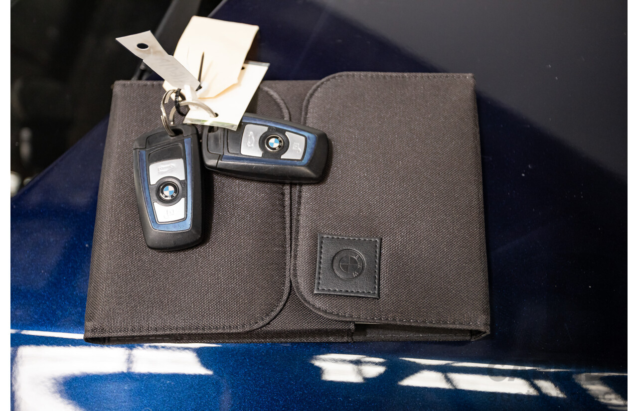 07/2016 BMW 330i M-Sport F30 LCI 4d Sedan Tanzanite Blue Metallic Turbo 2.0L