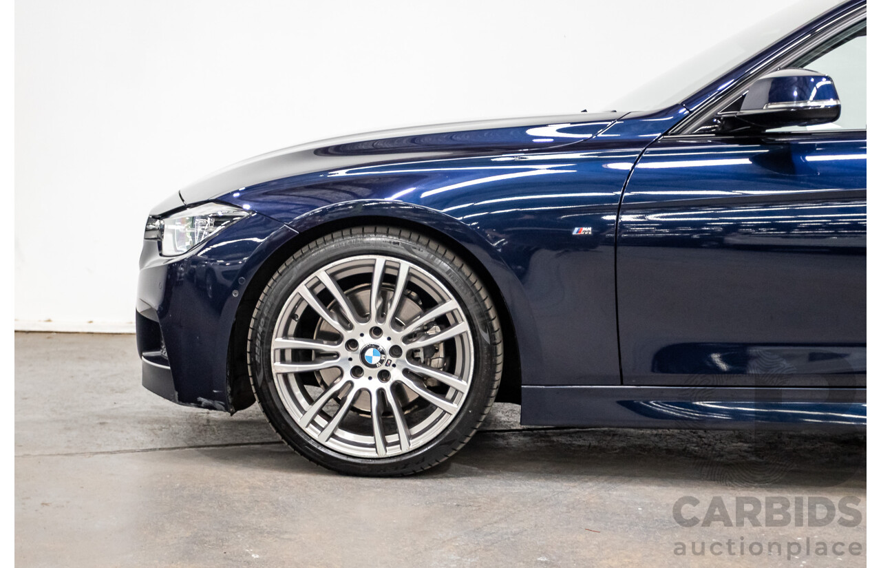 07/2016 BMW 330i M-Sport F30 LCI 4d Sedan Tanzanite Blue Metallic Turbo 2.0L
