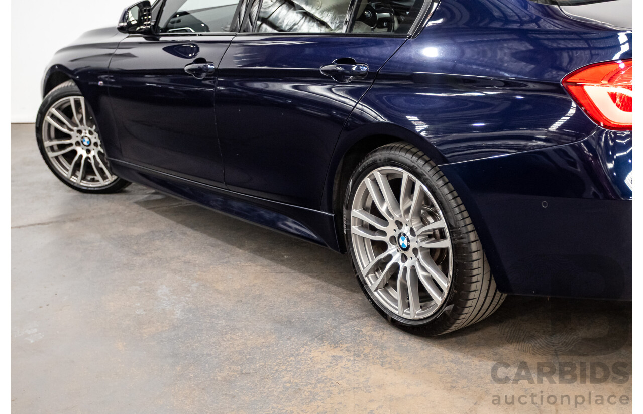 07/2016 BMW 330i M-Sport F30 LCI 4d Sedan Tanzanite Blue Metallic Turbo 2.0L