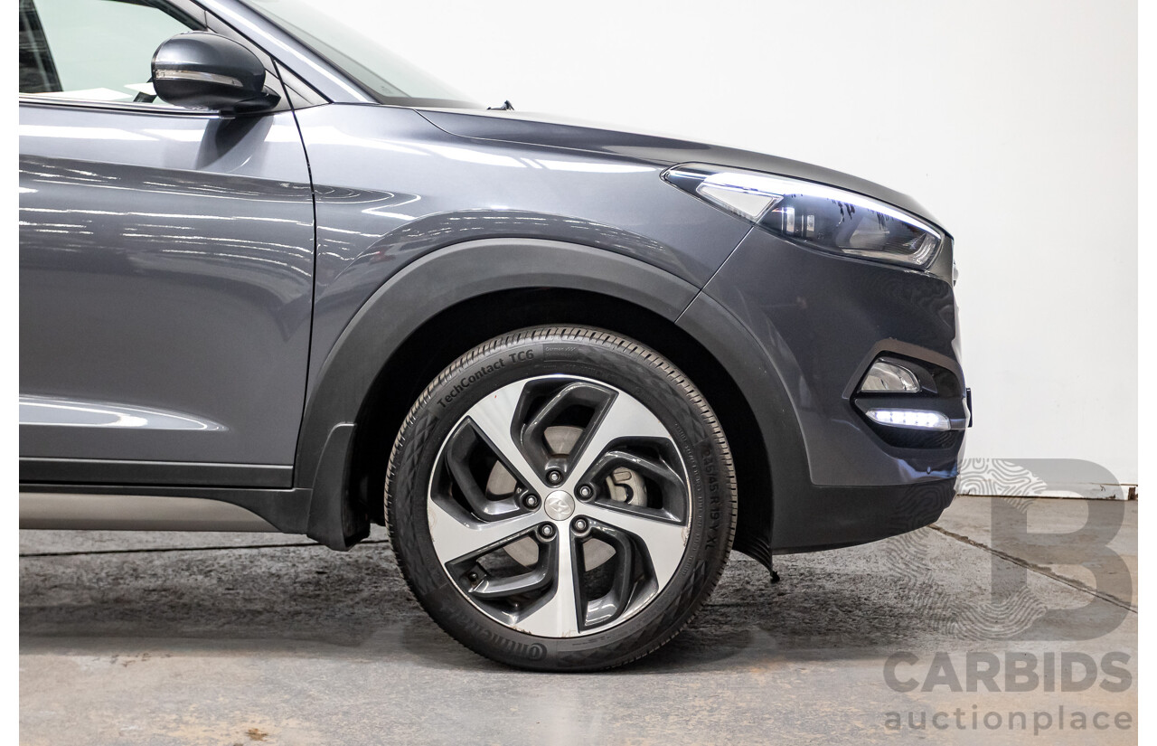 7/2016 Hyundai Tucson Highlander (AWD) TLe 4d Wagon Pepper Grey Metallic Turbo 1.6L