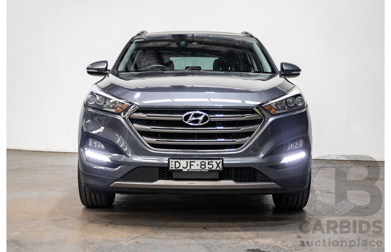 7/2016 Hyundai Tucson Highlander (AWD) TLe 4d Wagon Pepper Grey Metallic Turbo 1.6L