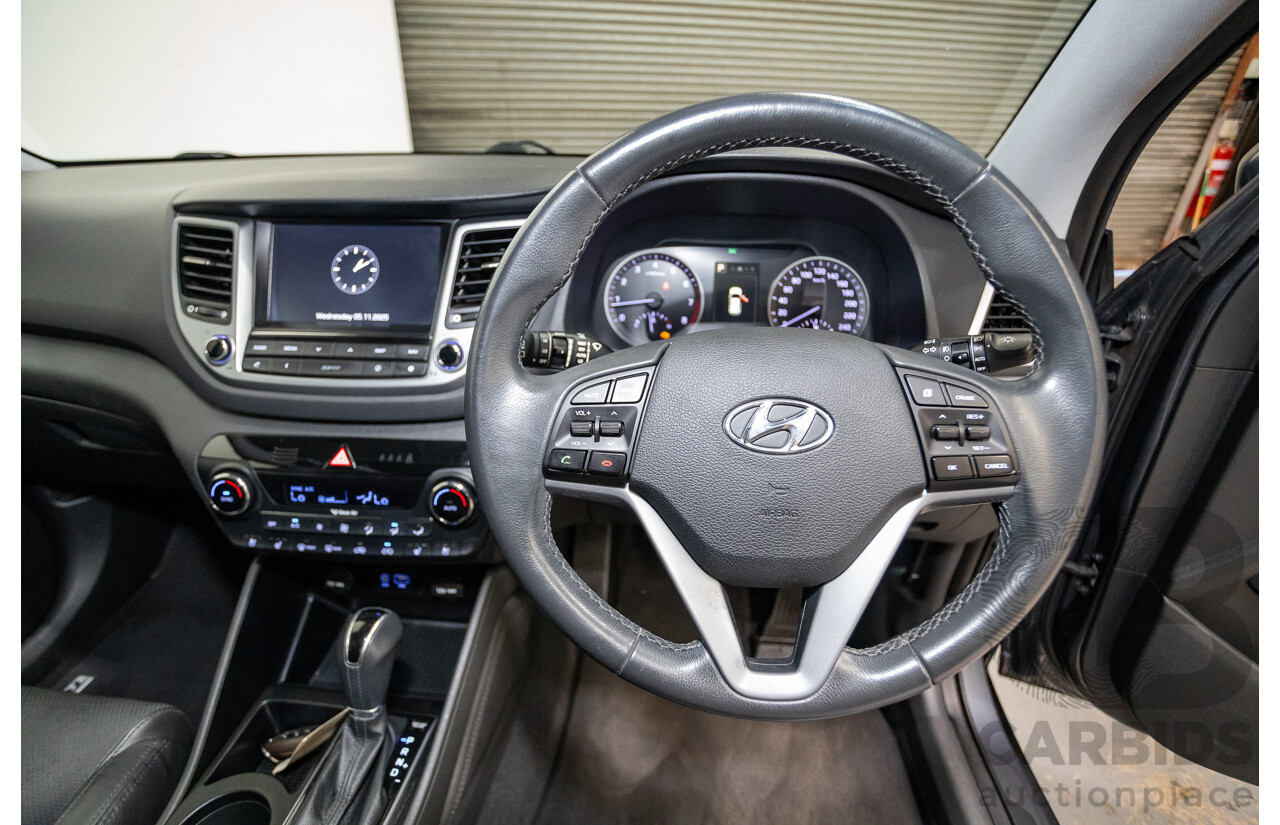 7/2016 Hyundai Tucson Highlander (AWD) TLe 4d Wagon Pepper Grey Metallic Turbo 1.6L