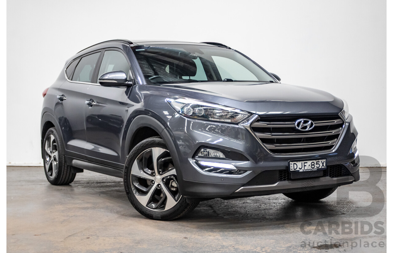 7/2016 Hyundai Tucson Highlander (AWD) TLe 4d Wagon Pepper Grey Metallic Turbo 1.6L