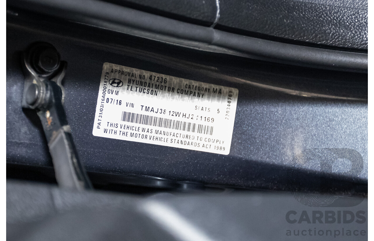 7/2016 Hyundai Tucson Highlander (AWD) TLe 4d Wagon Pepper Grey Metallic Turbo 1.6L