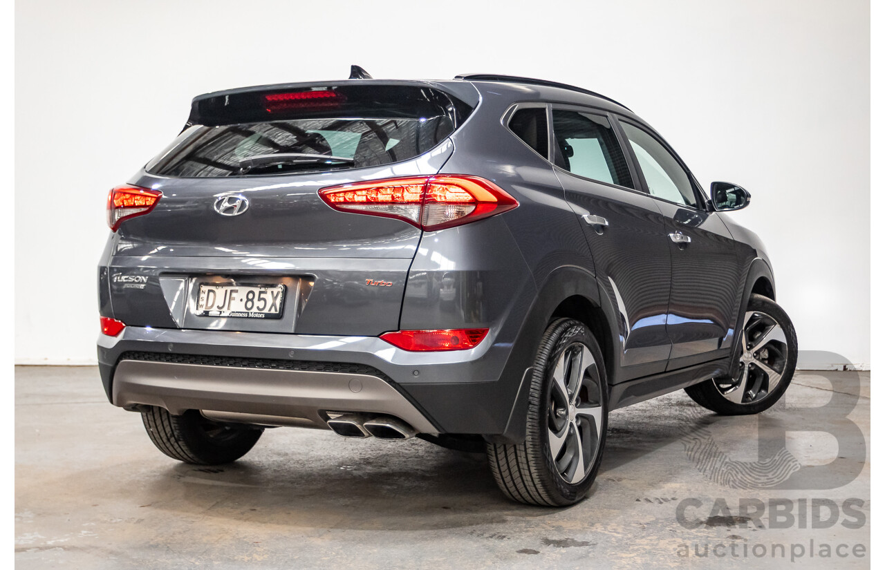 7/2016 Hyundai Tucson Highlander (AWD) TLe 4d Wagon Pepper Grey Metallic Turbo 1.6L