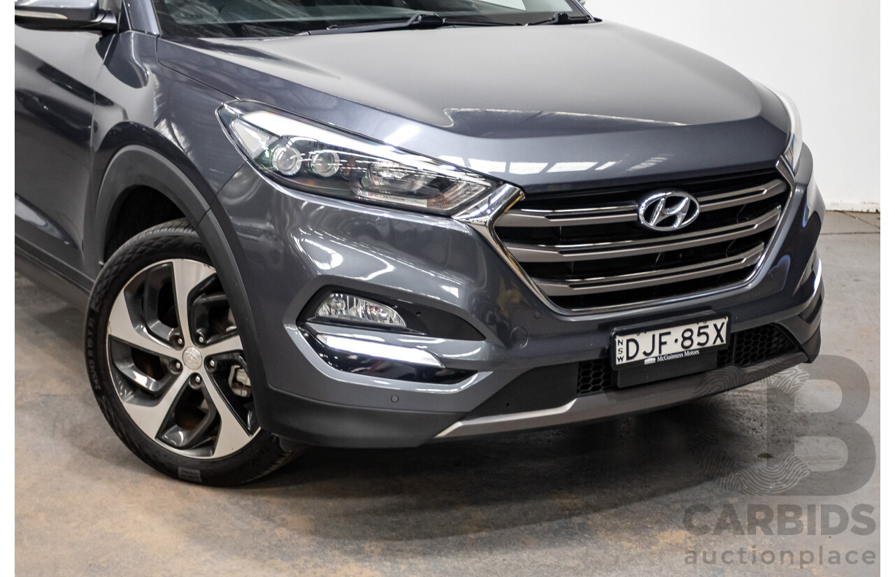 7/2016 Hyundai Tucson Highlander (AWD) TLe 4d Wagon Pepper Grey Metallic Turbo 1.6L