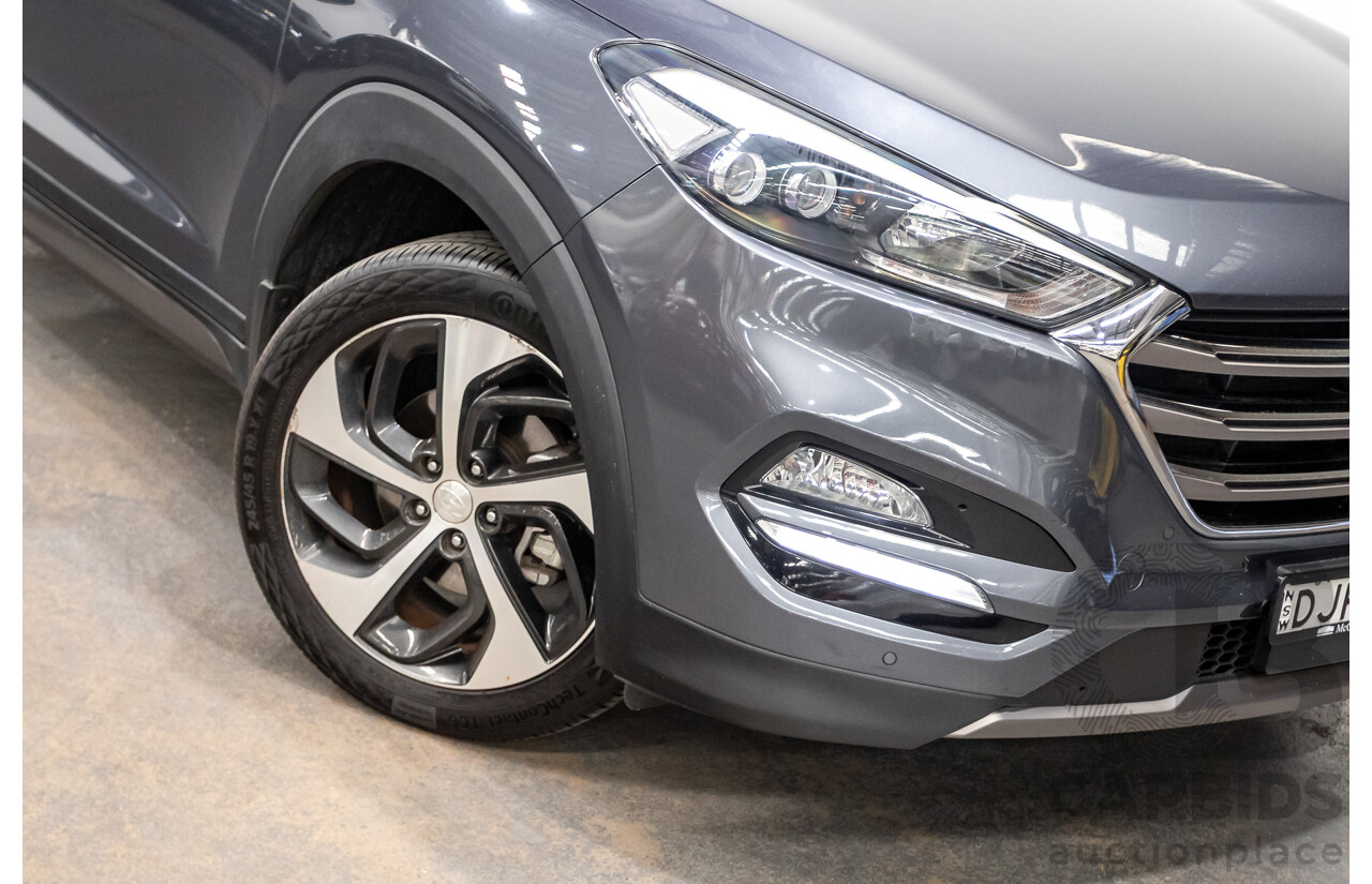 7/2016 Hyundai Tucson Highlander (AWD) TLe 4d Wagon Pepper Grey Metallic Turbo 1.6L