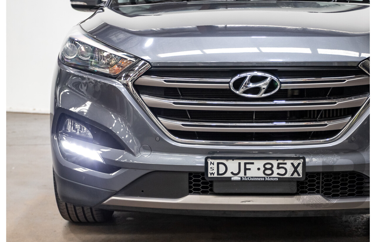 7/2016 Hyundai Tucson Highlander (AWD) TLe 4d Wagon Pepper Grey Metallic Turbo 1.6L