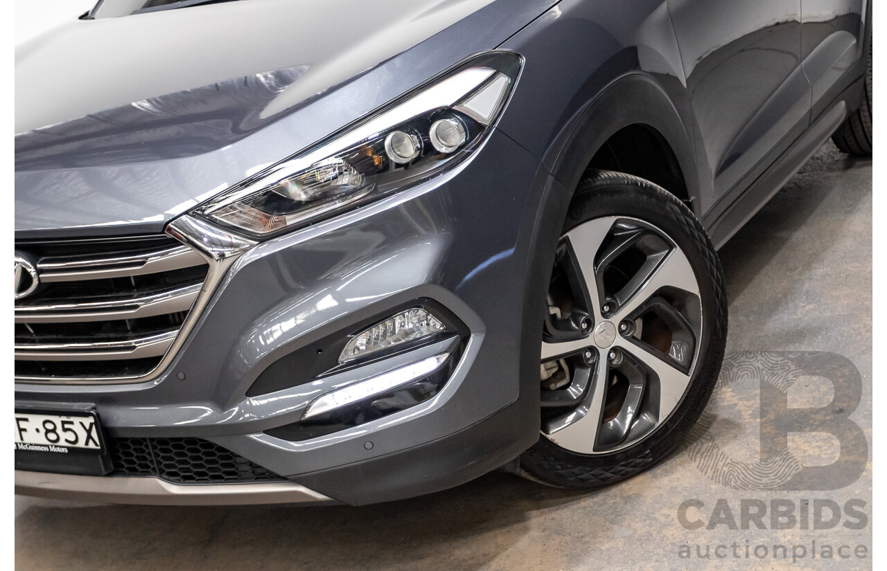 7/2016 Hyundai Tucson Highlander (AWD) TLe 4d Wagon Pepper Grey Metallic Turbo 1.6L