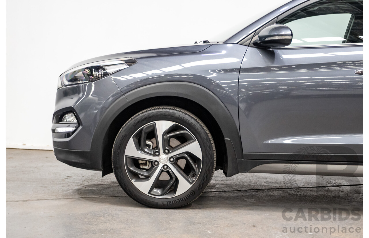 7/2016 Hyundai Tucson Highlander (AWD) TLe 4d Wagon Pepper Grey Metallic Turbo 1.6L