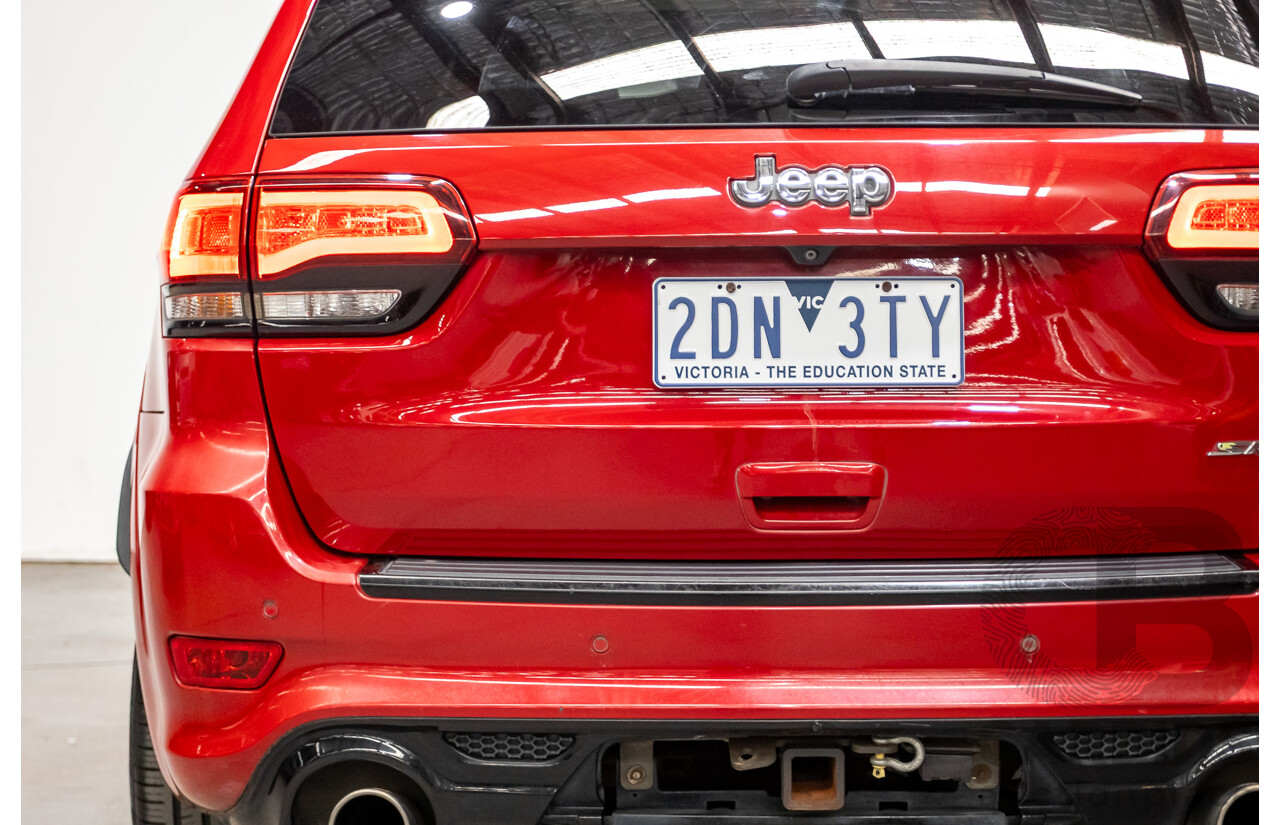 06/2015 Jeep Grand Cherokee SRT 8 (4x4) WK MY15 4d Wagon Redline Pearl V8 6.4L