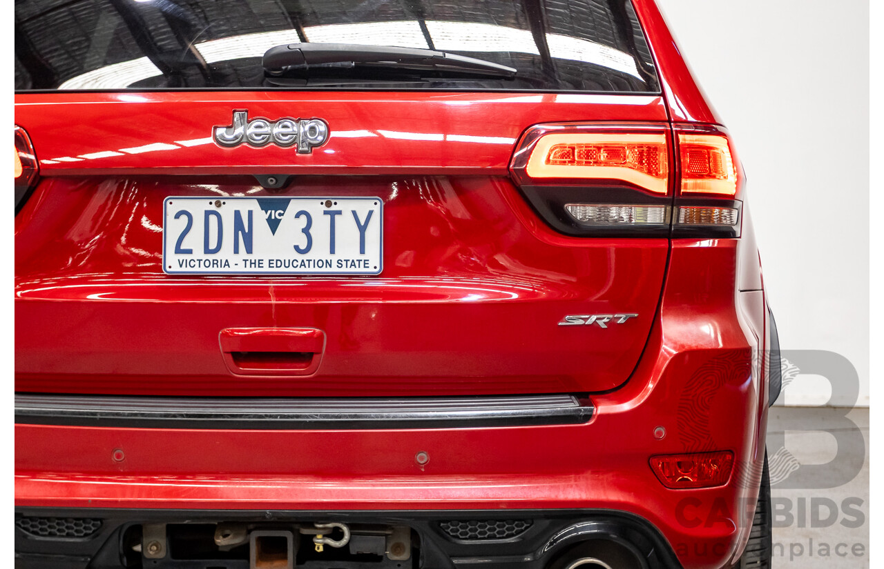 06/2015 Jeep Grand Cherokee SRT 8 (4x4) WK MY15 4d Wagon Redline Pearl V8 6.4L