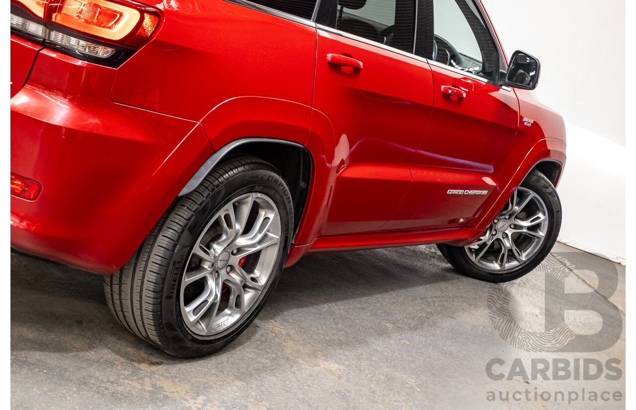 06/2015 Jeep Grand Cherokee SRT 8 (4x4) WK MY15 4d Wagon Redline Pearl V8 6.4L